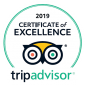 Trip Advisor 2019 Certificate of Excellence